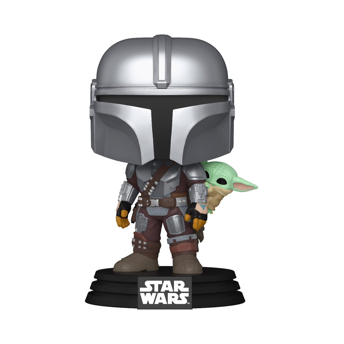Funko Pop! Star Wars: Mandalorian & Grogu - The Mandalorian with Grogu - Collectable Vinyl Figure - Official Merchandise