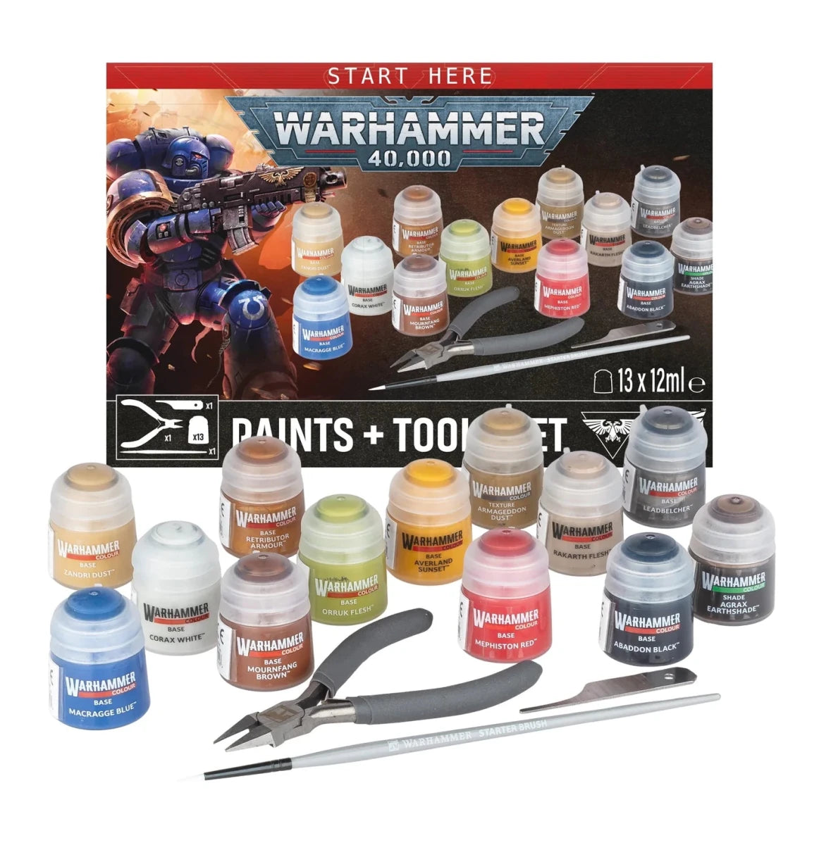 Games Workshop - Warhammer 40,000 Paint + Tool Set Releases 25\07\26 - KOOLTHINGS