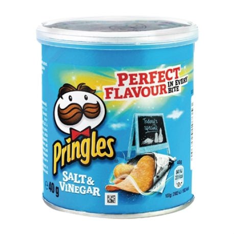Pringles Salt and Vinegar Crisps, 40 g - KOOLTHINGS