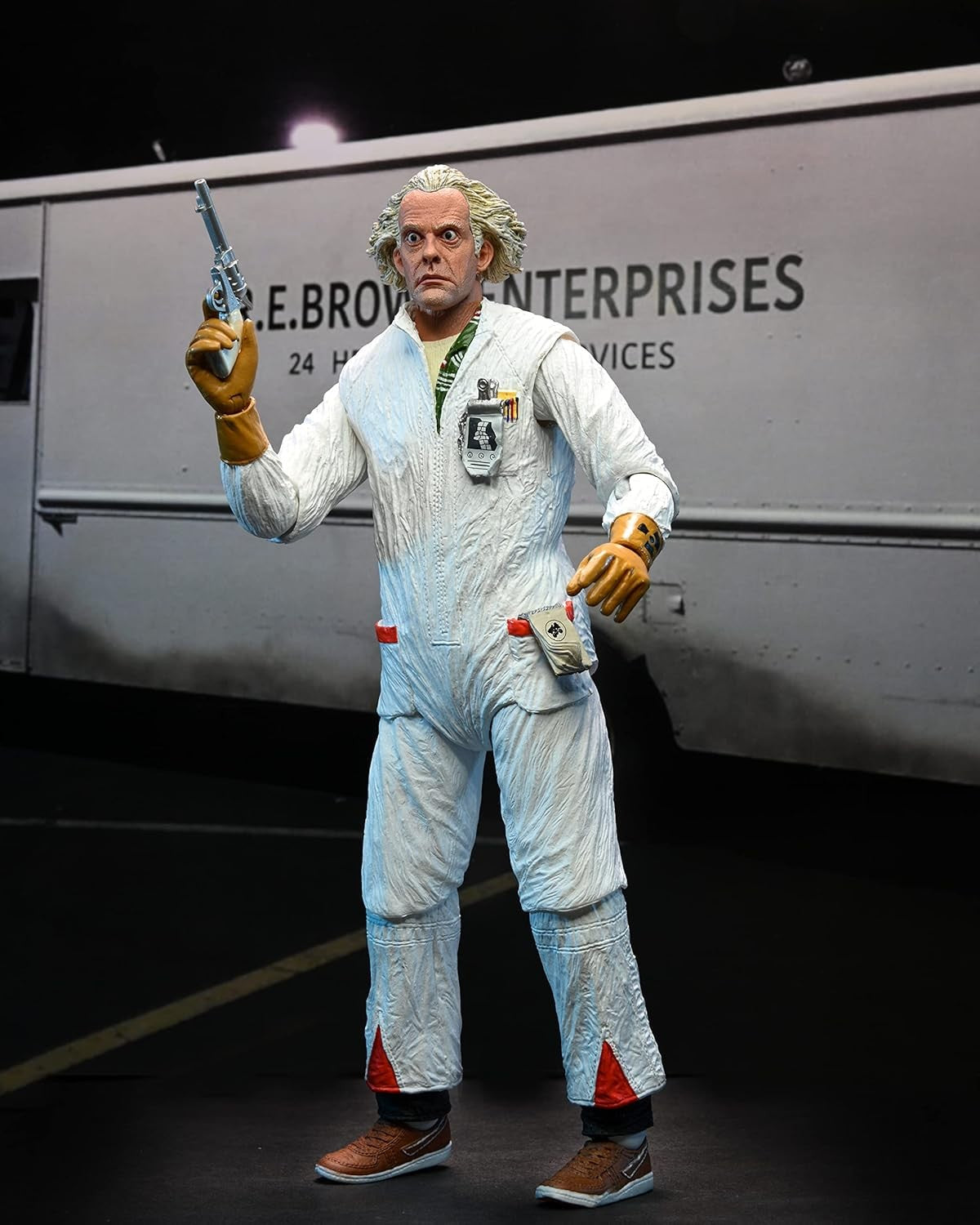 Back to the Future (1985) Doc Brown (Hazmat Suit) NECA - 7” Scale Ultimate Action Figure