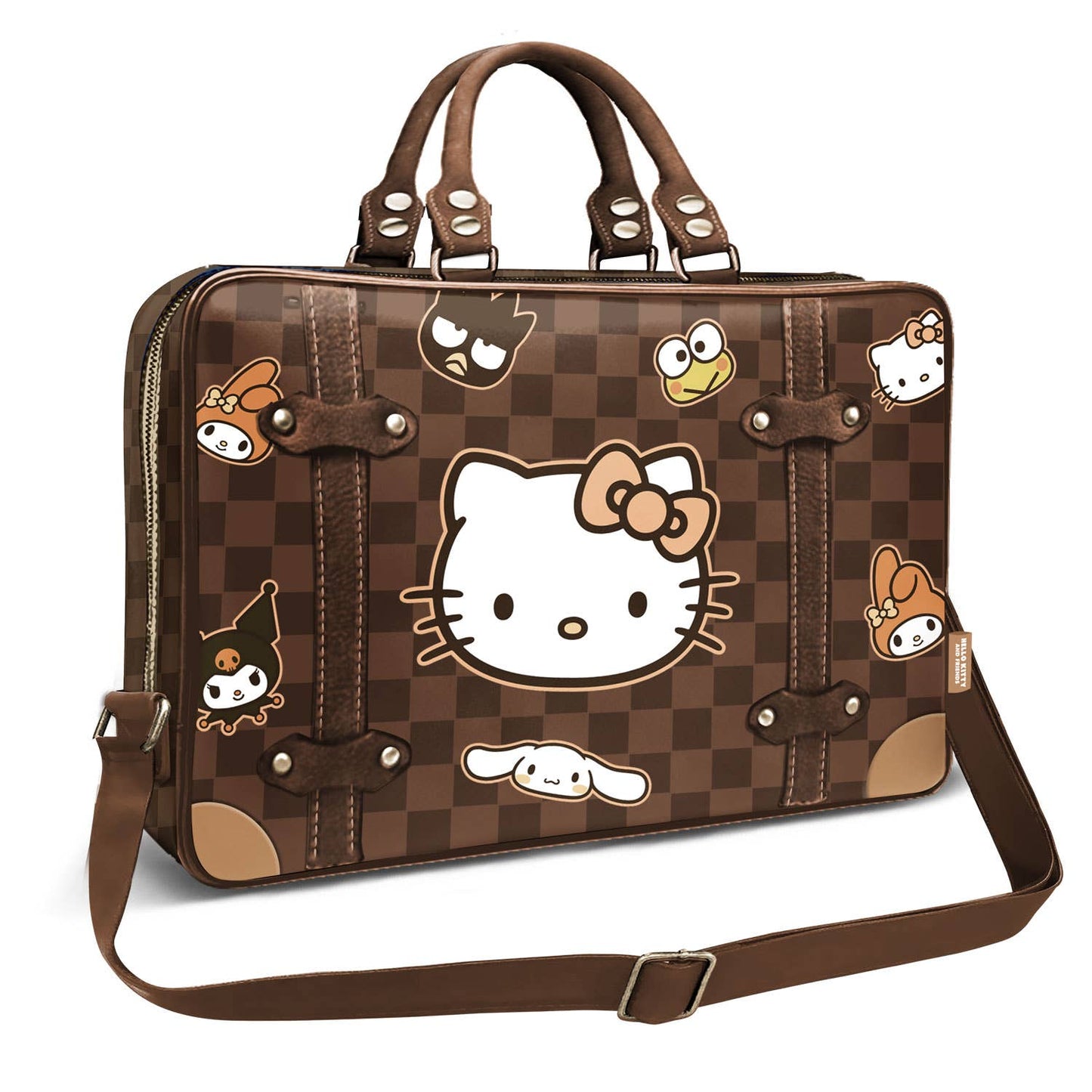 Hello Kitty Squares - Laptop Messenger Bag - KOOLTHINGS