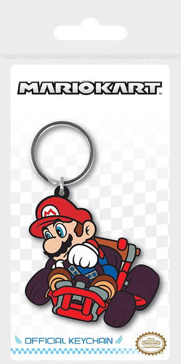 Mario Kart (Mario Drift) Rubber Keychain - KOOLTHINGS