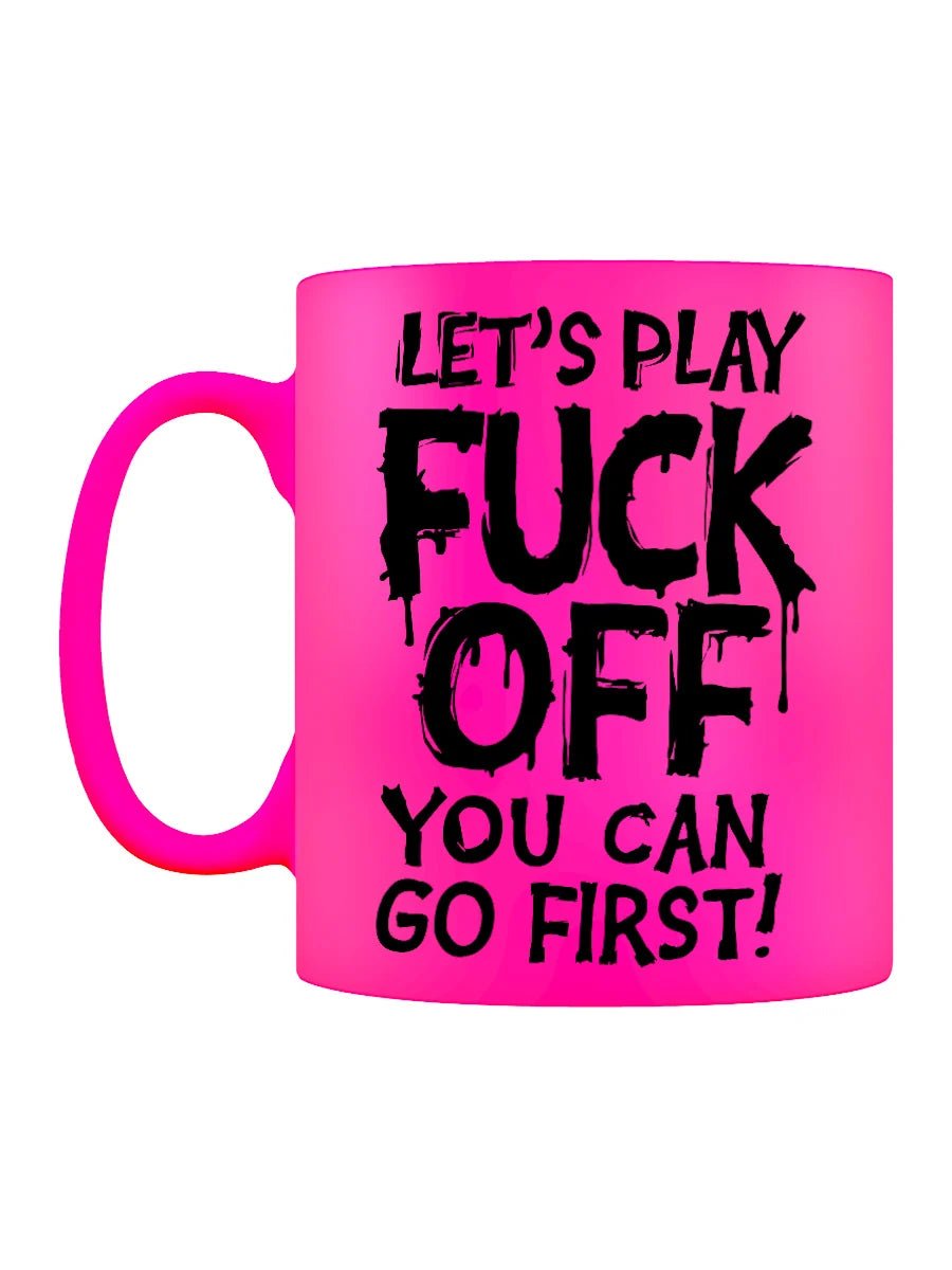 Lets Play FUCK OFF You Can Go first Mug - KOOLTHINGS