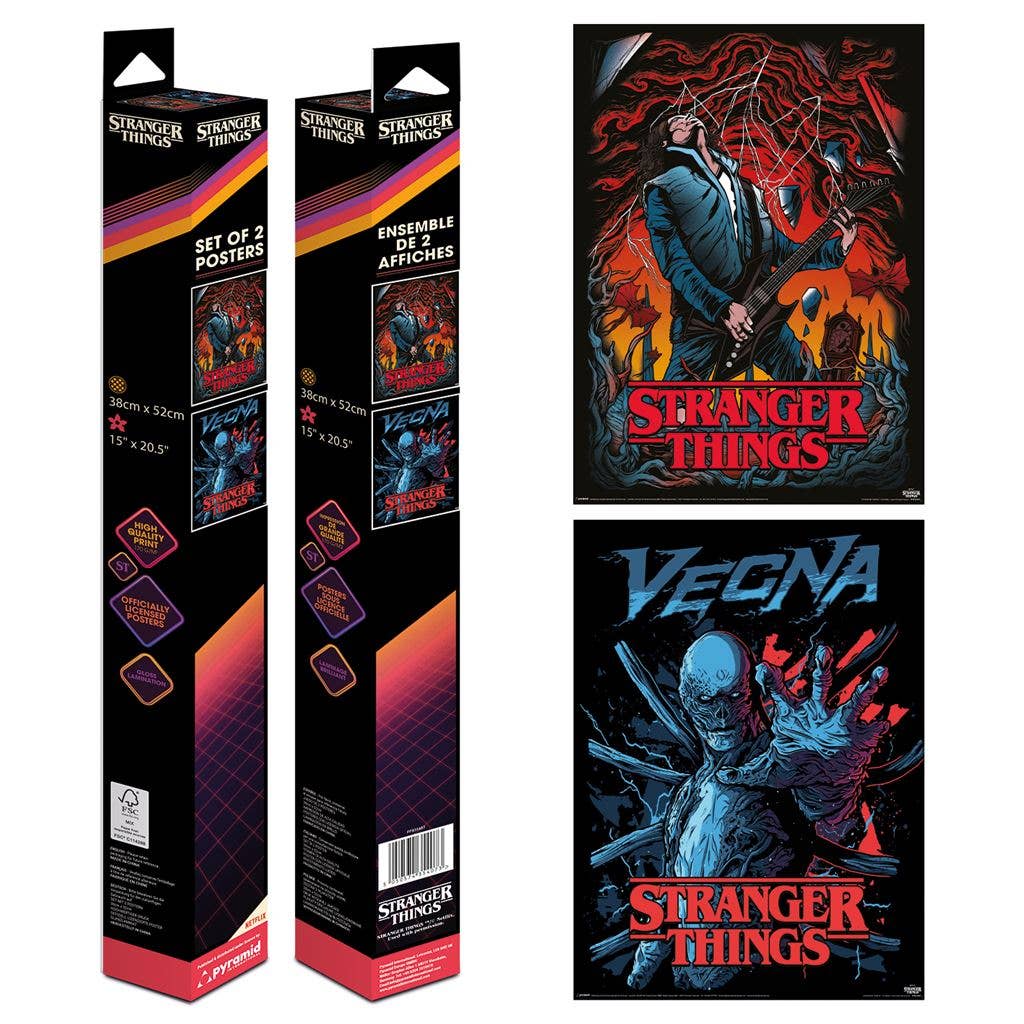 Stranger Things Poster Set - KOOLTHINGS