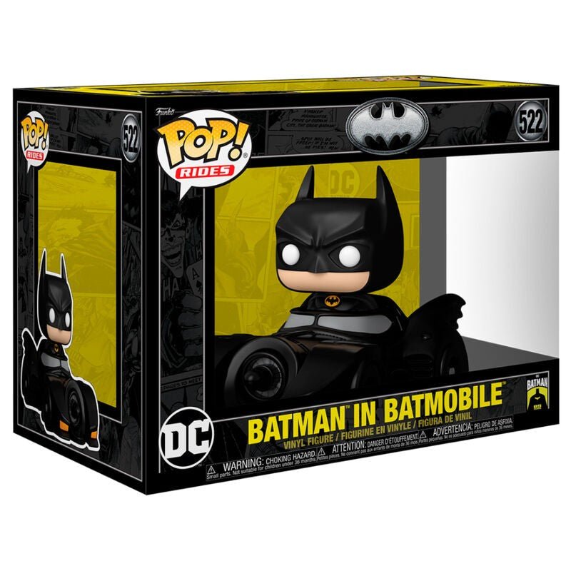 POP figure Rides Deluxe DC Comics Batman in Batmobile - KOOLTHINGS
