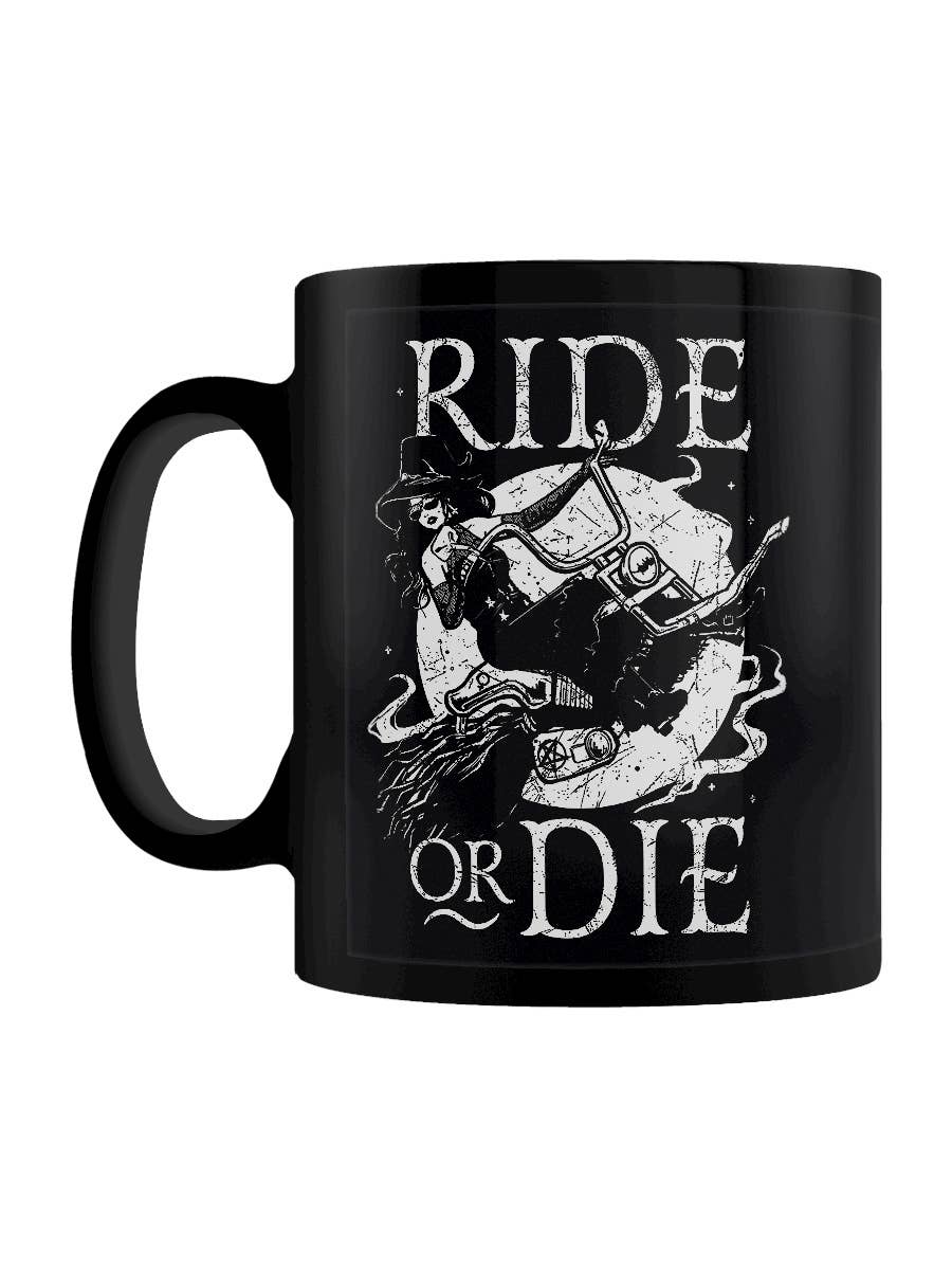 Witches Ride Or Die Black Mug - KOOLTHINGS