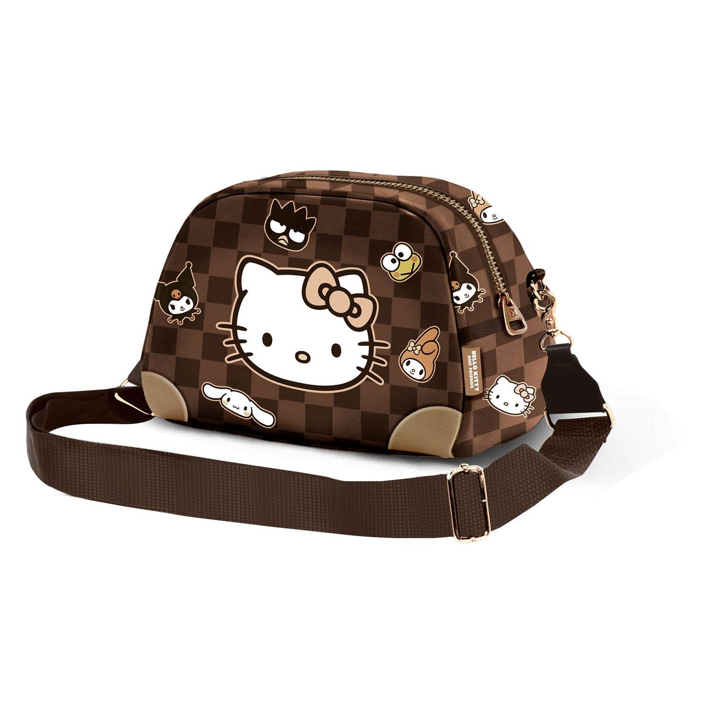 Hello Kitty Squares - Bowling Lite Crossbody Bag - KOOLTHINGS