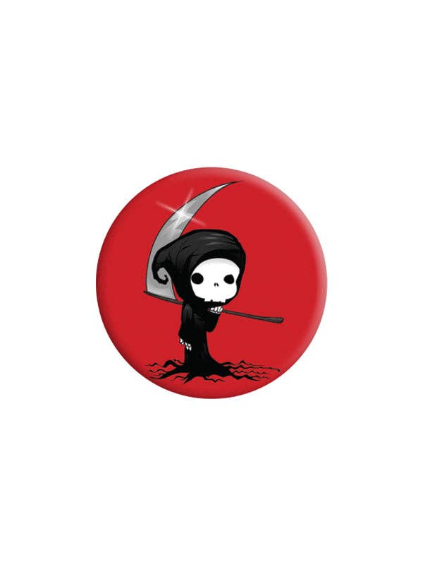 Cute Grim Reaper 25mm Badge - KOOLTHINGS