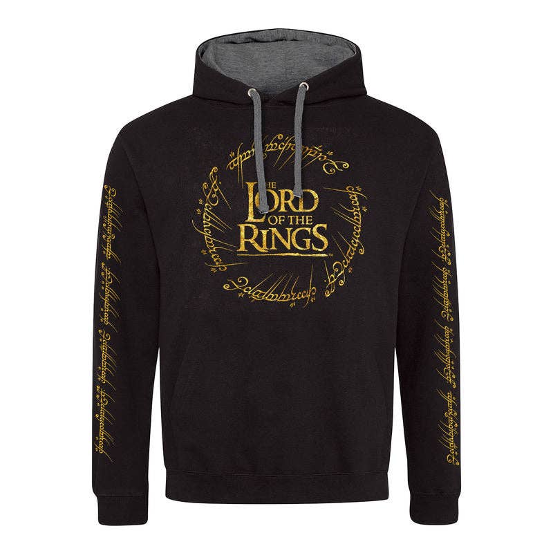 Lord Of The Rings - Gold Foil Logo - Hoodie - KOOLTHINGS