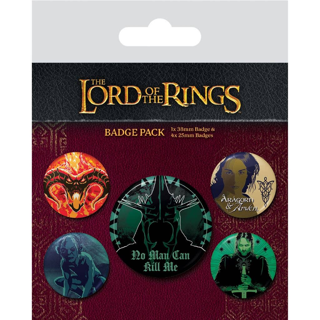 Lord Of The Rings (Be Bold) Badge Pack - KOOLTHINGS