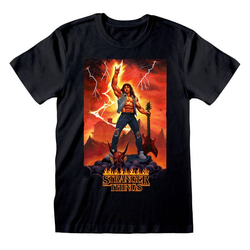 Stranger Things - Eddie Rocks - T-Shirt - KOOLTHINGS