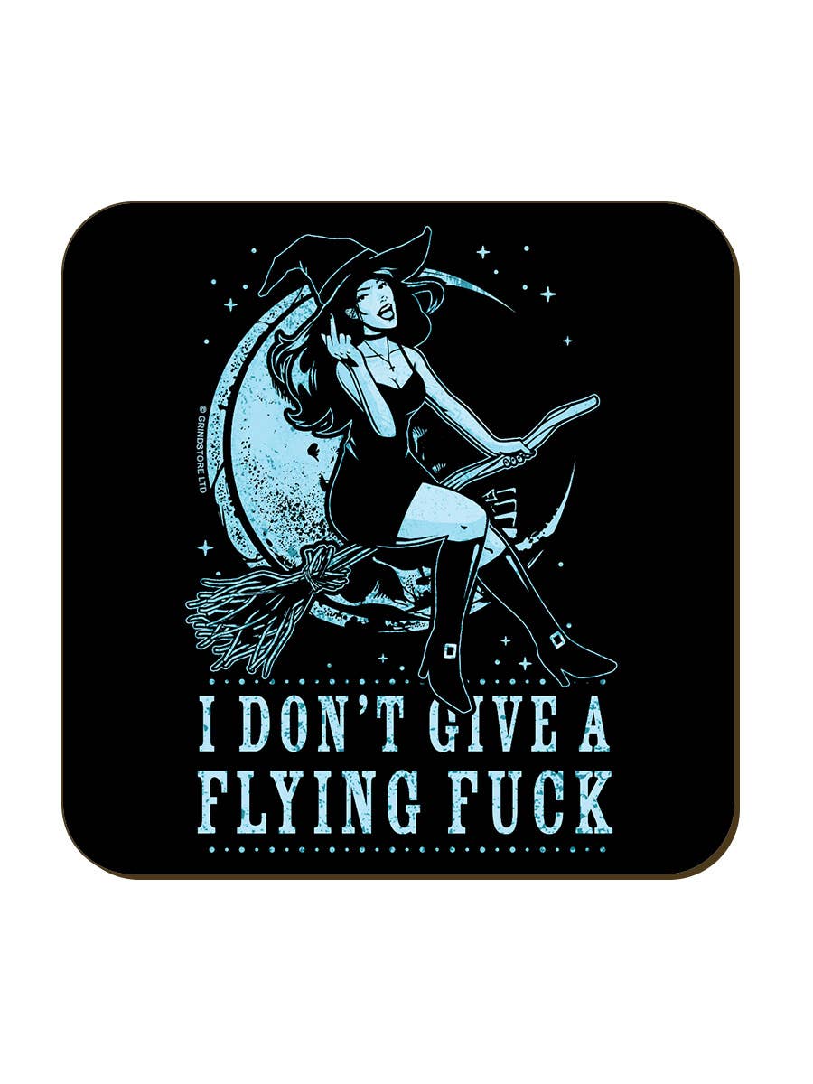 Witch Please I Don't Give A Flying Fuck Coaster - KOOLTHINGS