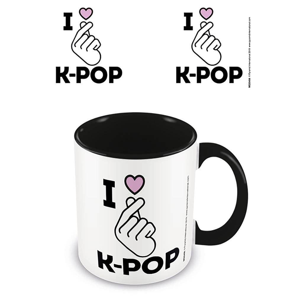 K - Pop (I Love K - Pop) Black 11oz/315ml - KOOLTHINGS