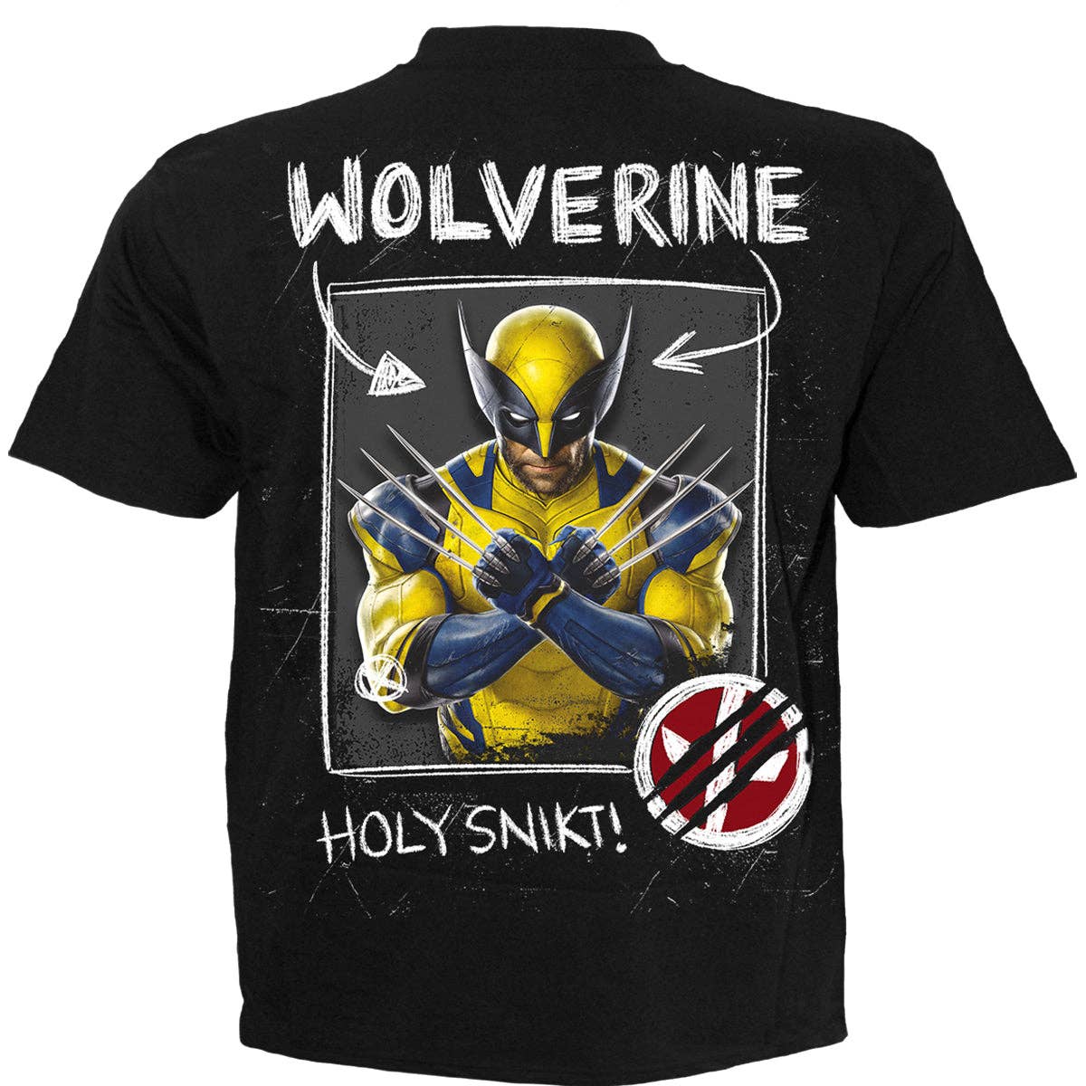 DEADPOOL - WOLVERINE SKETCHES - T-Shirt Black - KOOLTHINGS