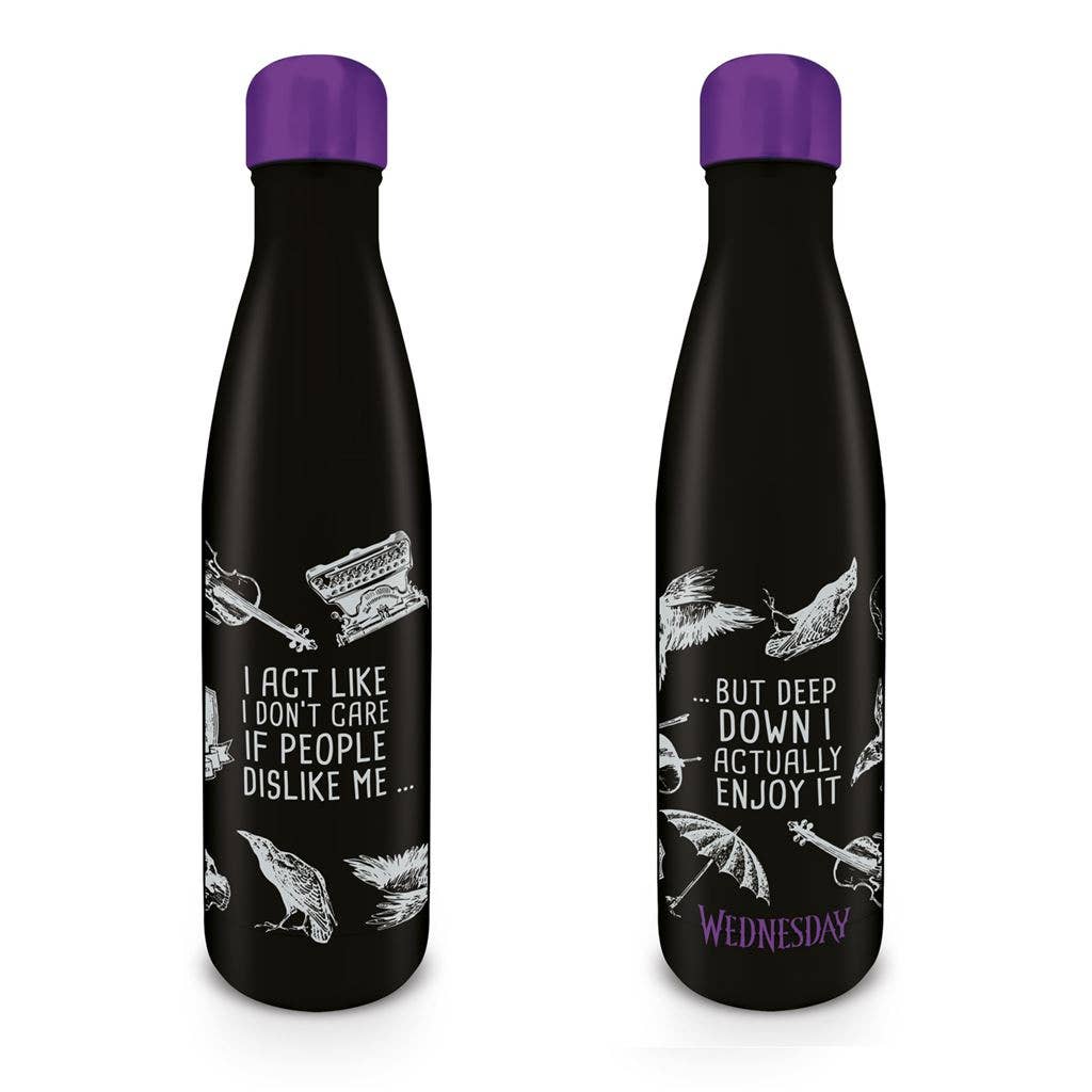 Wednesday (Don'T Care) Metal Drinks Bottle - KOOLTHINGS