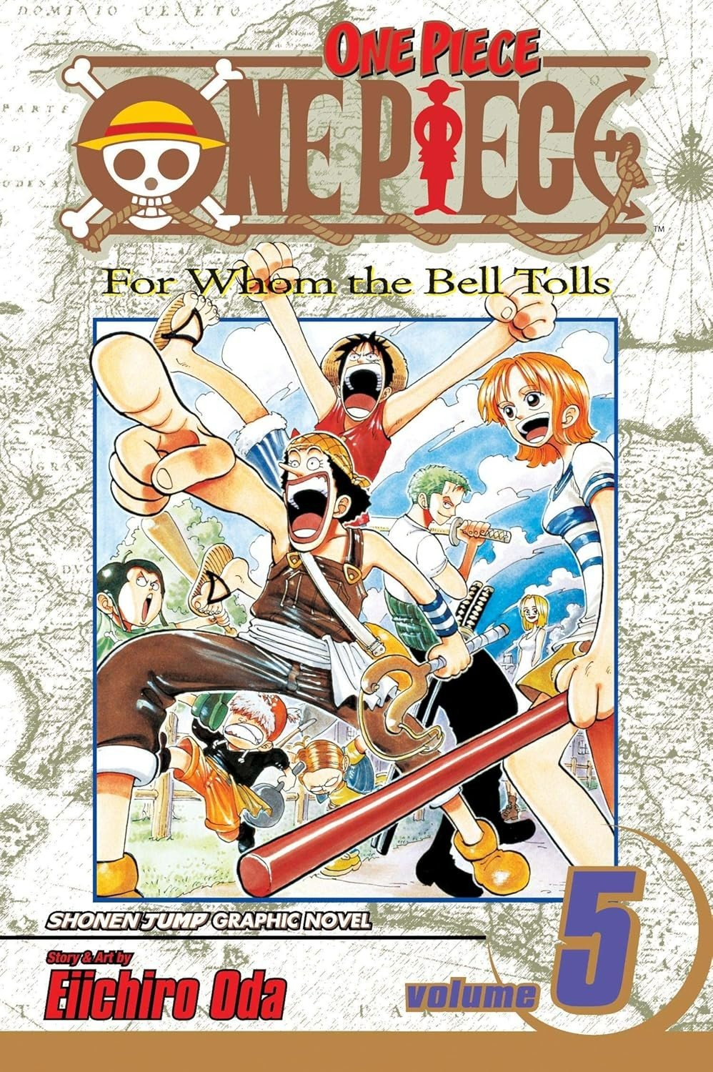 One Piece, Vol. 5: For Whom the Bell Tolls by Eiichiro Oda - KOOLTHINGS