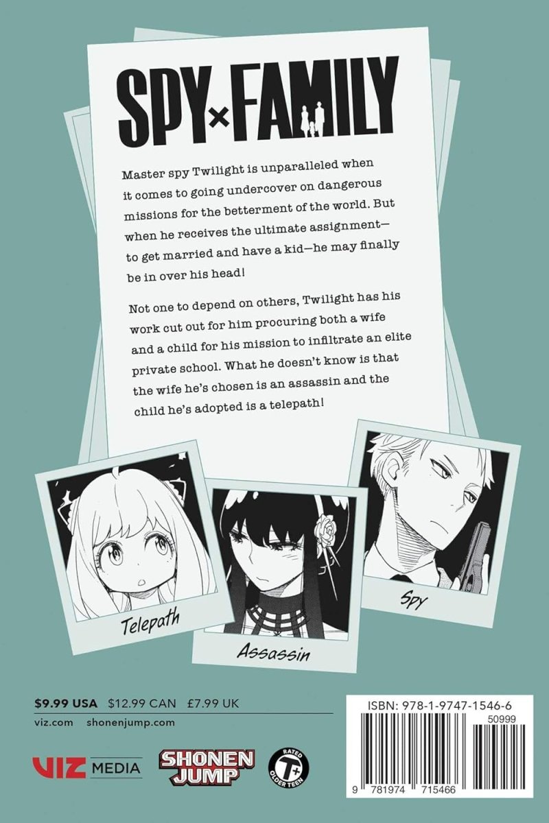 Spy x Family, Vol. 1 (1) by Tatsuya Endo - KOOLTHINGS
