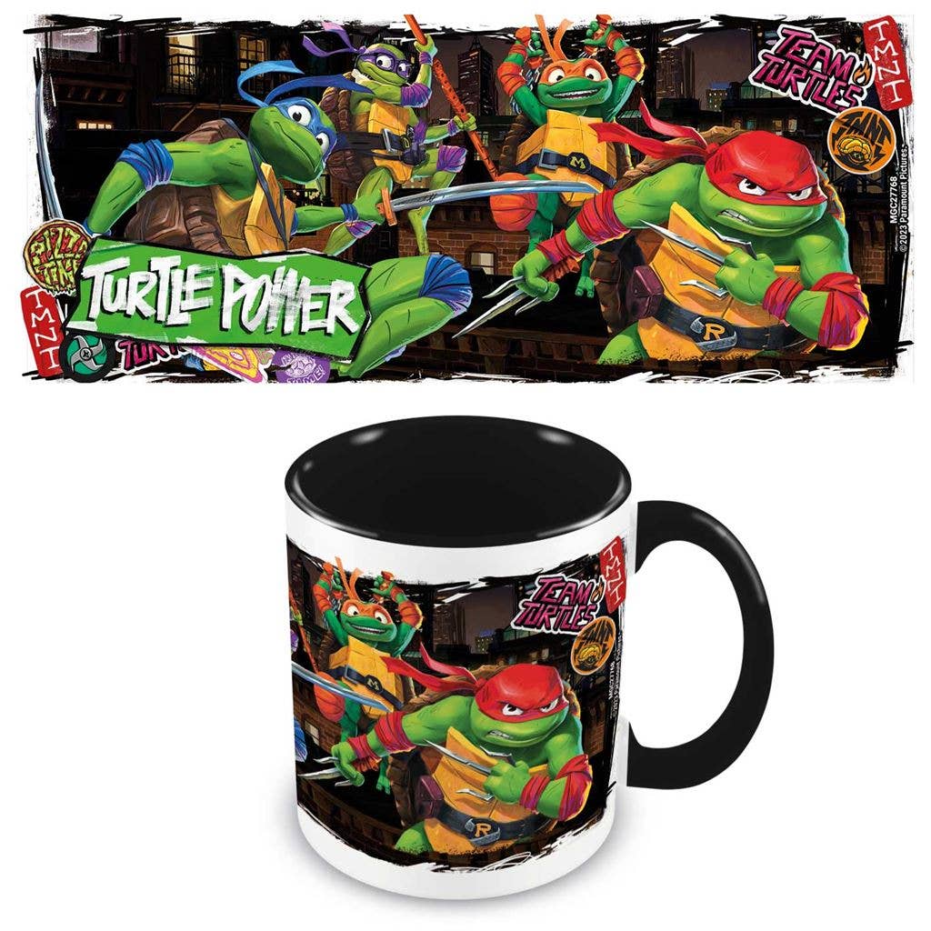 Teenage Mutant Ninja Turtles (Turlte Power) Black Mug - KOOLTHINGS