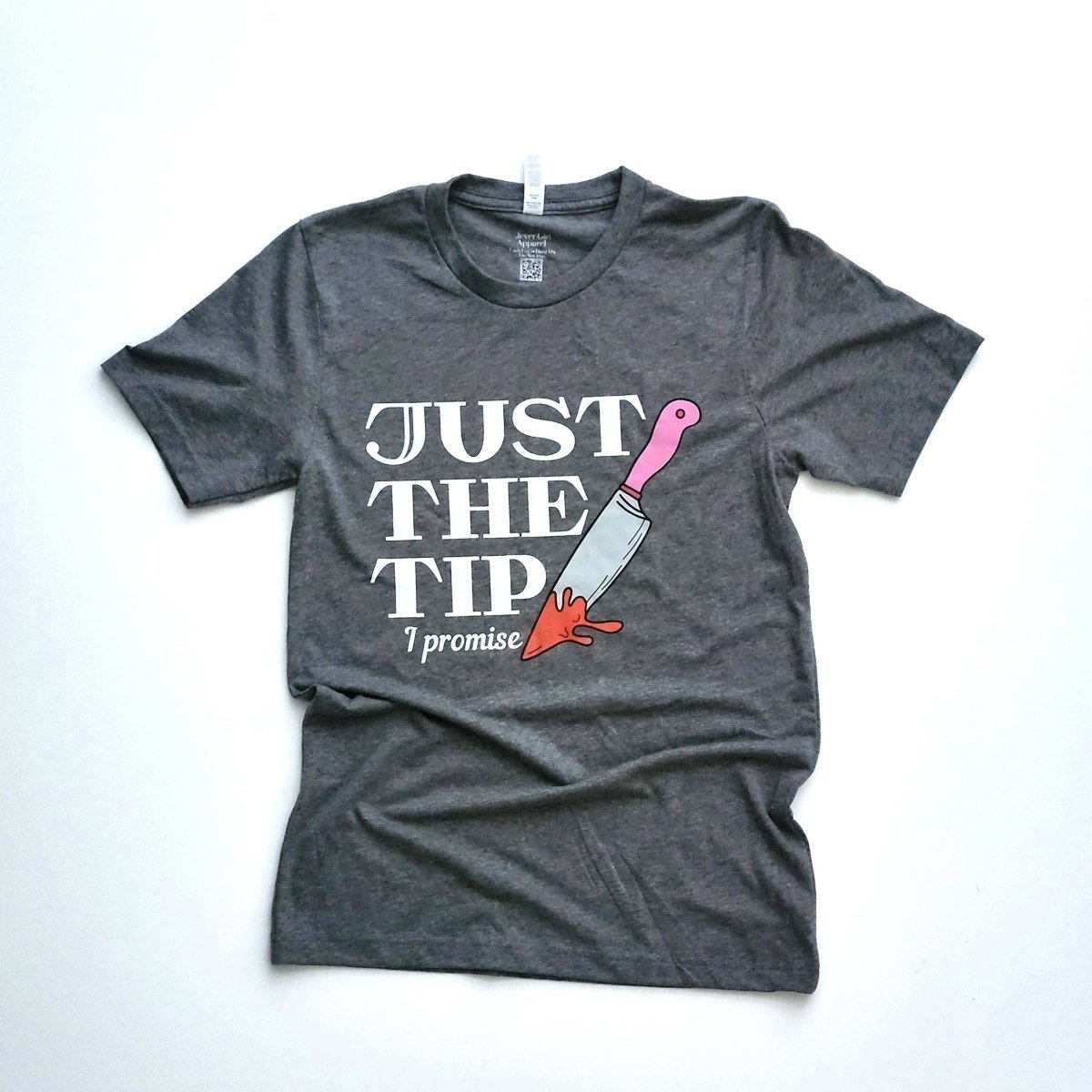 Just The Tip - Grey T-Shirt - KOOLTHINGS
