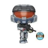 Funko Pop! vinyl figure with helmet and weapon on a white background