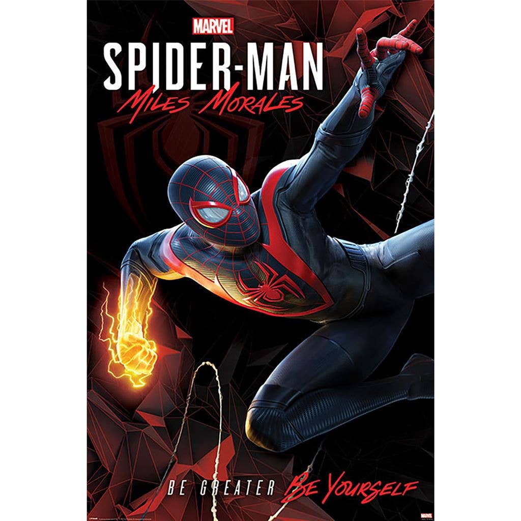 Spider - Man Miles Morales (Cybernetic Swing) Maxi Poster - KOOLTHINGS