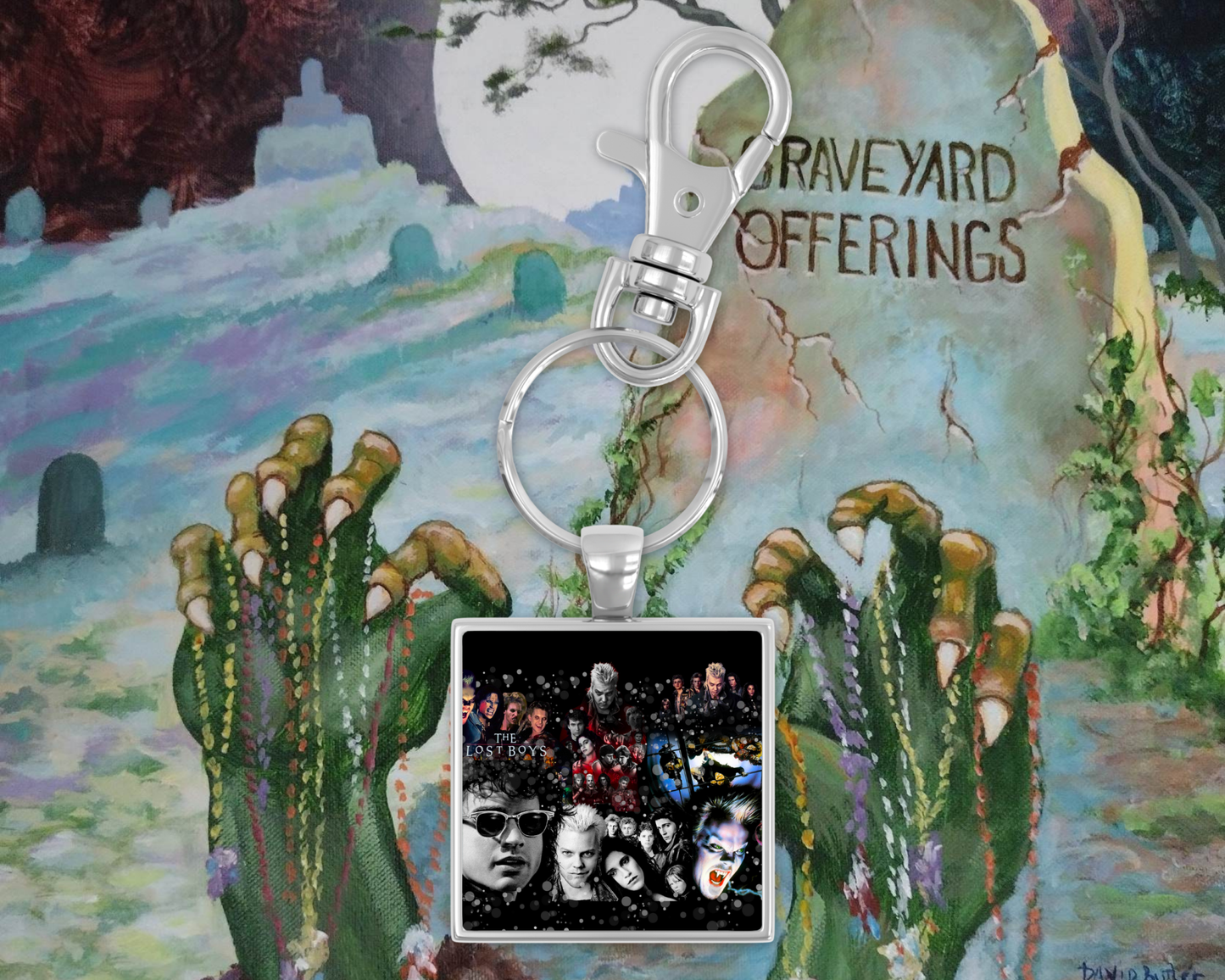 Lostboys Square Key Chain - KOOLTHINGS