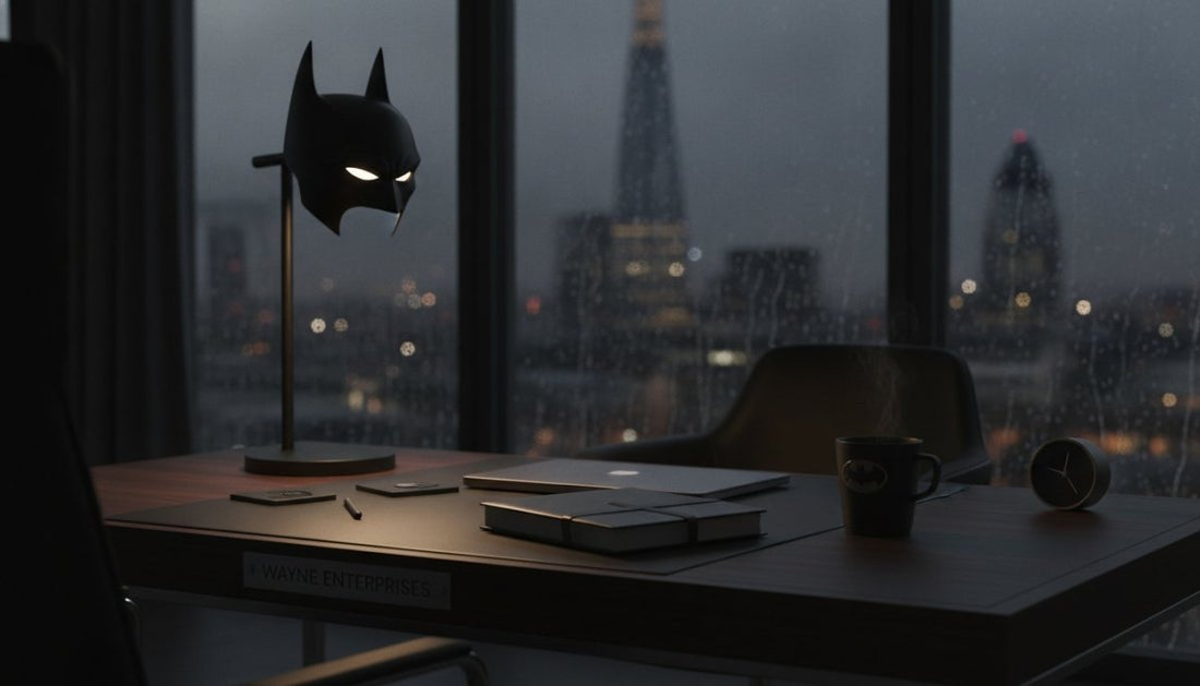 Batman Office Accessories UK: Level Up Your Workspace into a Gotham Batcave - KOOLTHINGS