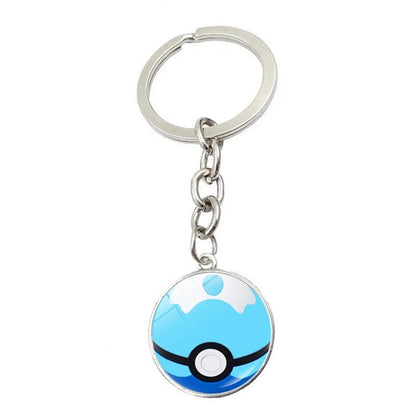 Pokemon Anime Figure Pokeball Pikachu Elf Ball Keychain Pendant Pocket Monster Model Toys Kids Birthday Gifts - KOOLTHINGS