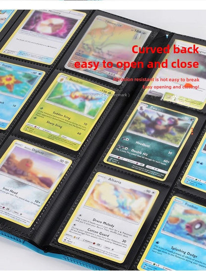 Card Binder with 9 Pocket Trading Card Album Display Binder 360 Side Loading Pocket Holder for TCG Yugioh MTG Game Card Book - KOOLTHINGS