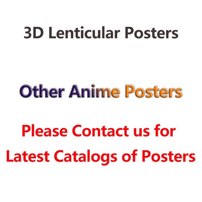 Anime Pokemon 3D Lenticular Poster Charizard Squirtle Bulbasaur Come Alive with amazing 3D Effects Wall Art Print(Without Frame) - KOOLTHINGS