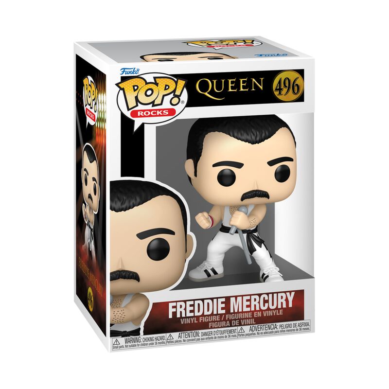 Funko Pop! Rocks Freddie Mercury figure packaging