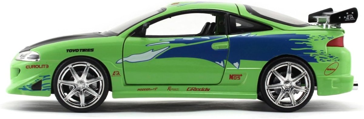 Jada Toys Fast & Furious 1995 Mitsubishi Eclipse (1:24, 19cm) - KOOLTHINGS