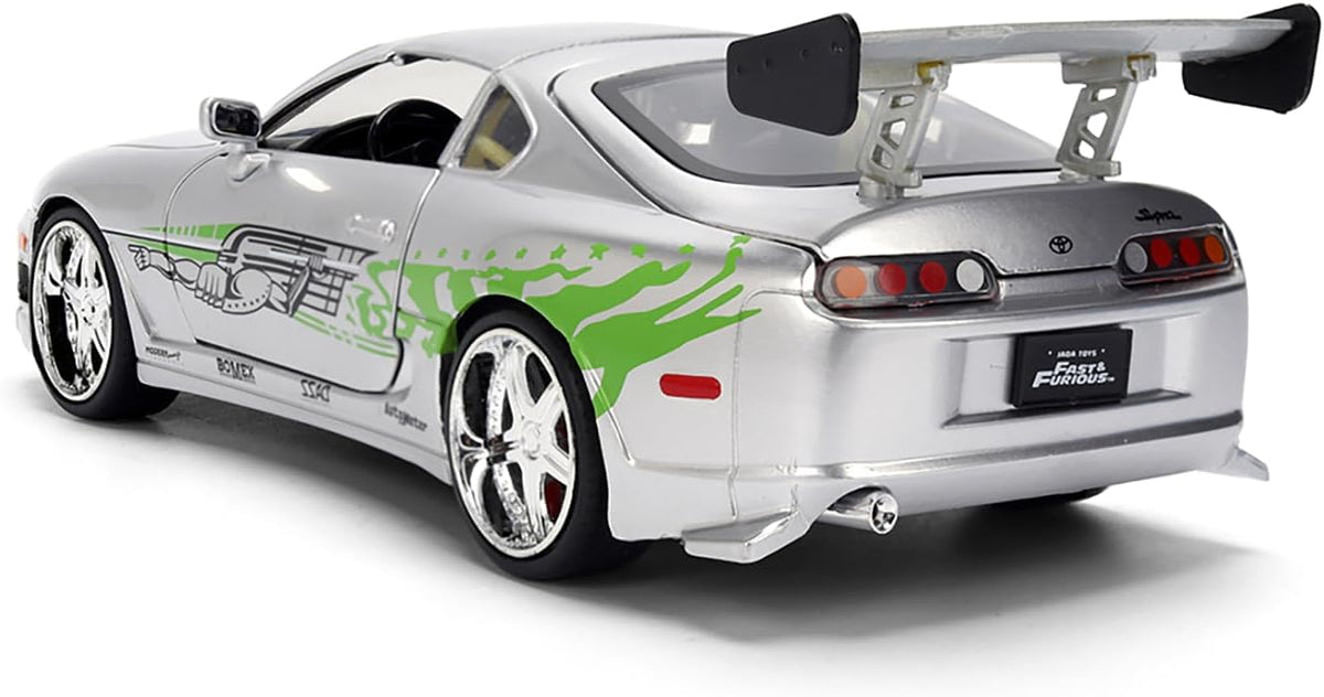 Jada Fast & Furious Anniversary Brian's Toyota Silver Finish 1:24 - KOOLTHINGS