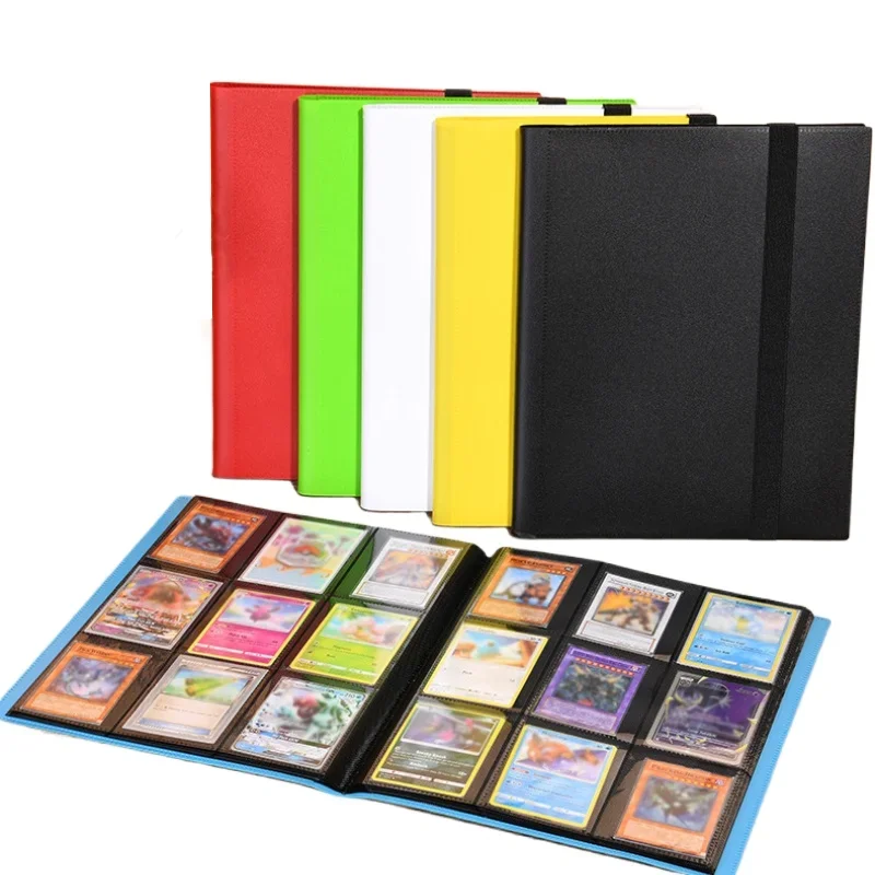 Card Binder with 9 Pocket Trading Card Album Display Binder 360 Side Loading Pocket Holder for TCG Yugioh MTG Game Card Book - KOOLTHINGS