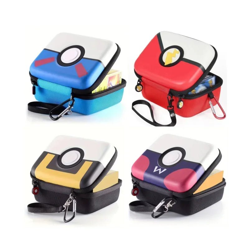 400Pcs Pokemon Game Cards Capacity Cards Holder Album Hard Case Card Holder Book Earphone Storage Box Christmas Gifts - KOOLTHINGS