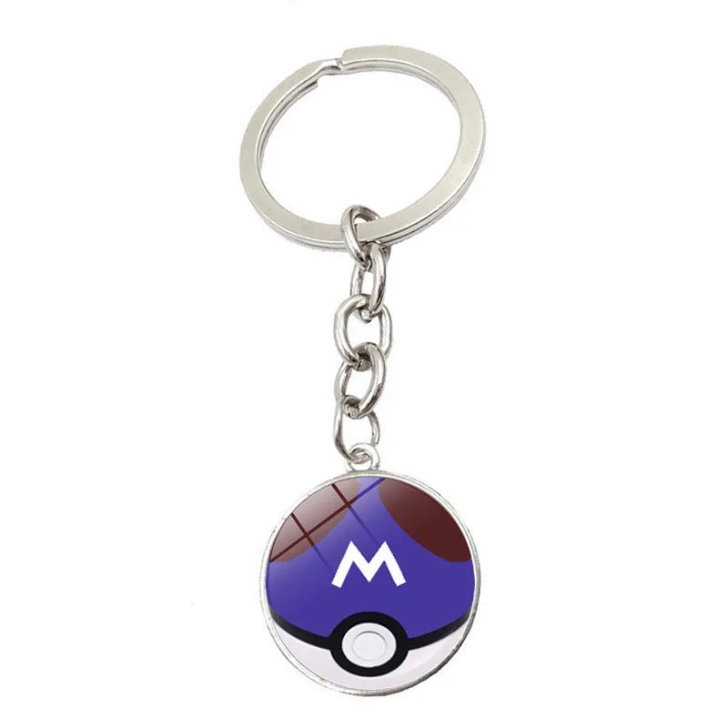 Pokemon Anime Figure Pokeball Pikachu Elf Ball Keychain Pendant Pocket Monster Model Toys Kids Birthday Gifts - KOOLTHINGS