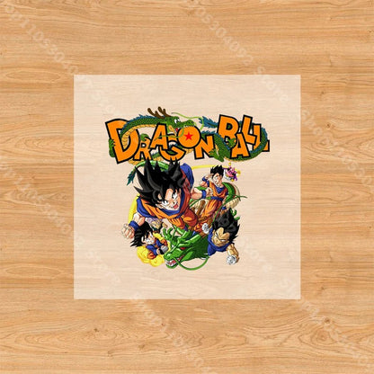 Dragon Ball Men Square Nylon Wallet Anime Character Print Money Clip Stylish Portable Multi Function Card Holder Cartoon Pouch - KOOLTHINGS
