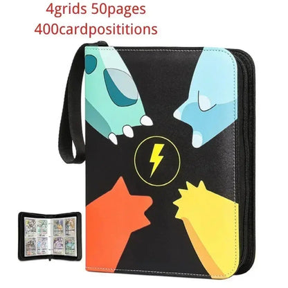 Anime 400PCS Card Binder – PU Zipper Photocard Album for Collectors - KOOLTHINGS