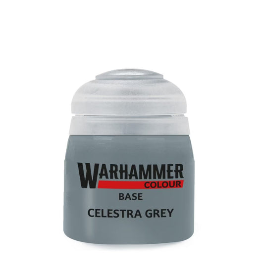 Warhammer Colour Base : Peinture Acrylique Celestra Grey 12 ml