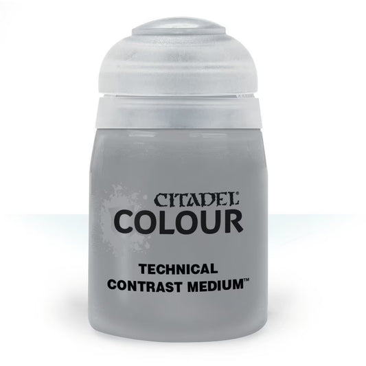  Citadel Colour Technical Contrast Medium paint can on a white background