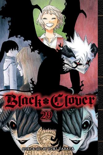 Manga book cover of 'Black Clover' with characters and dragon illustration.