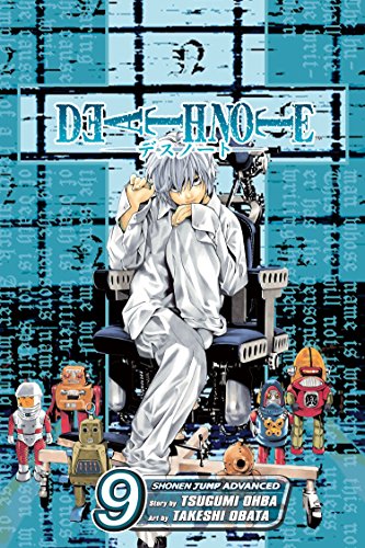 Manga book cover of 'Death Note' with characters and title text.