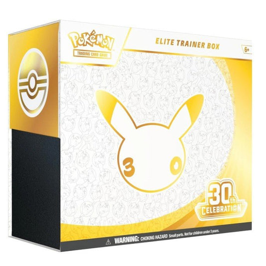 Pokémon TCG: 30th Celebration Elite Trainer Box (1 Full-Art Promo Card - KOOLTHINGS