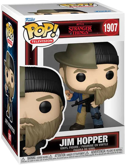 Funko Pop! vinyl figure packaging of Jim Hopper from Stranger Things