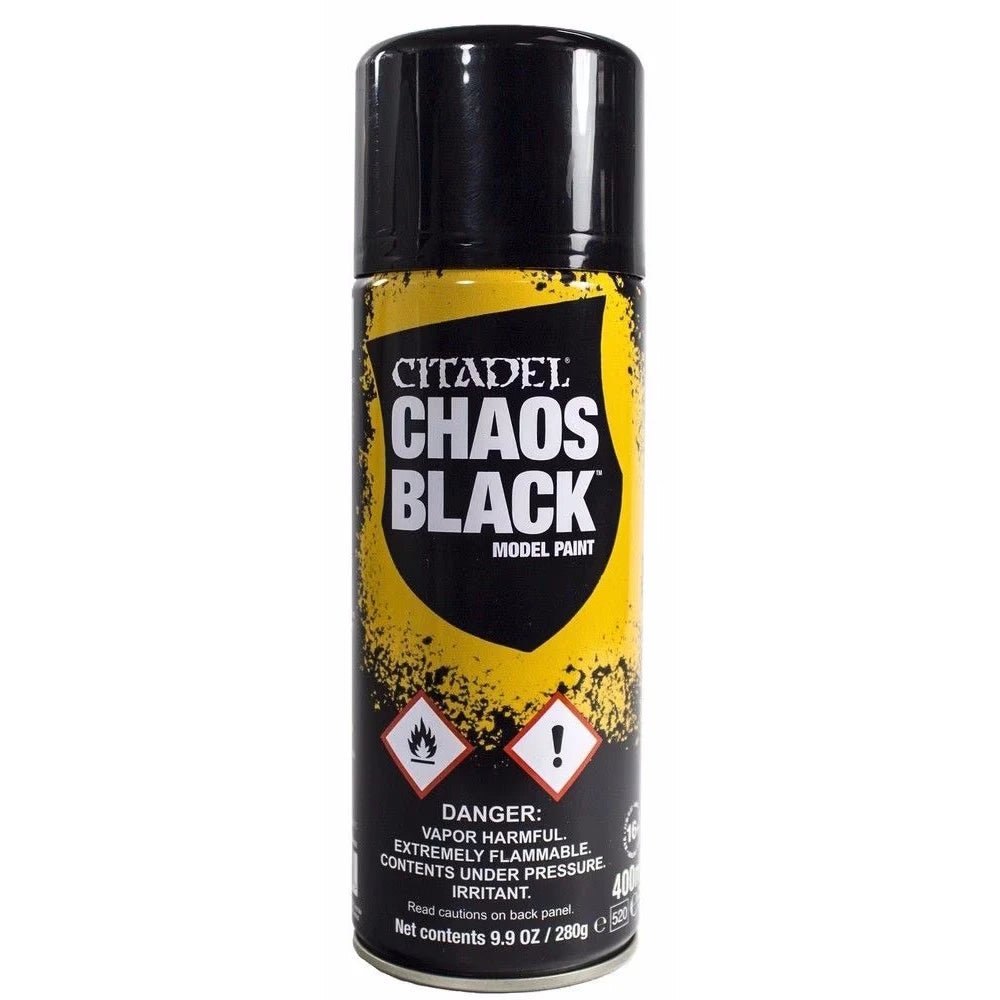 Games Workshop Citadel Chaos Black Spray - KOOLTHINGS