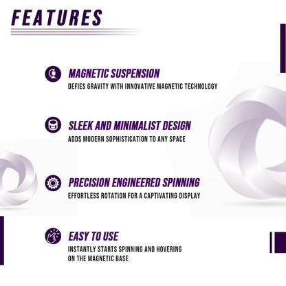 Magnetic Orbit Spinning Ball - KOOLTHINGS