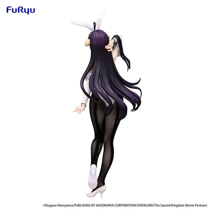 Anime character figurine with long purple hair and bunny ears on a white background, featuring the Fururyu brand.