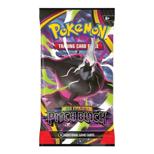 Pokémon TCG: Mega Evolution Pitch Black 1 x Booster Pack - KOOLTHINGS