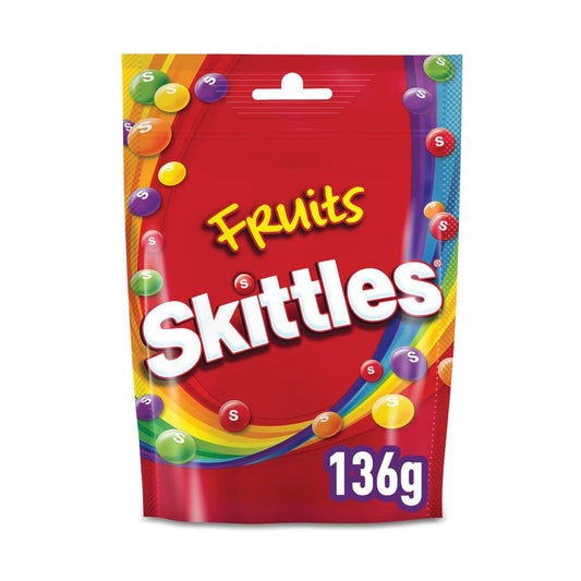 Skittles Fruits Sweet Bag, 136g - KOOLTHINGS