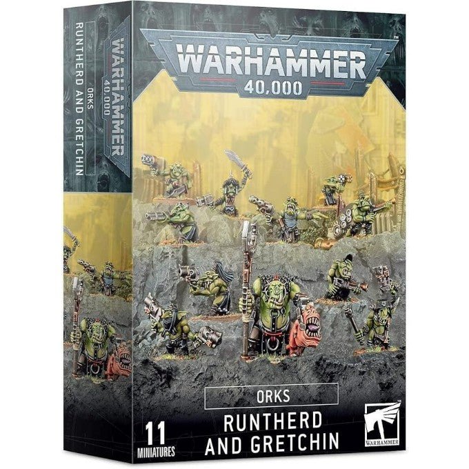 Games Workshop Warhammer 40k Orks Runtherd & Gretchin (50-16) - KOOLTHINGS